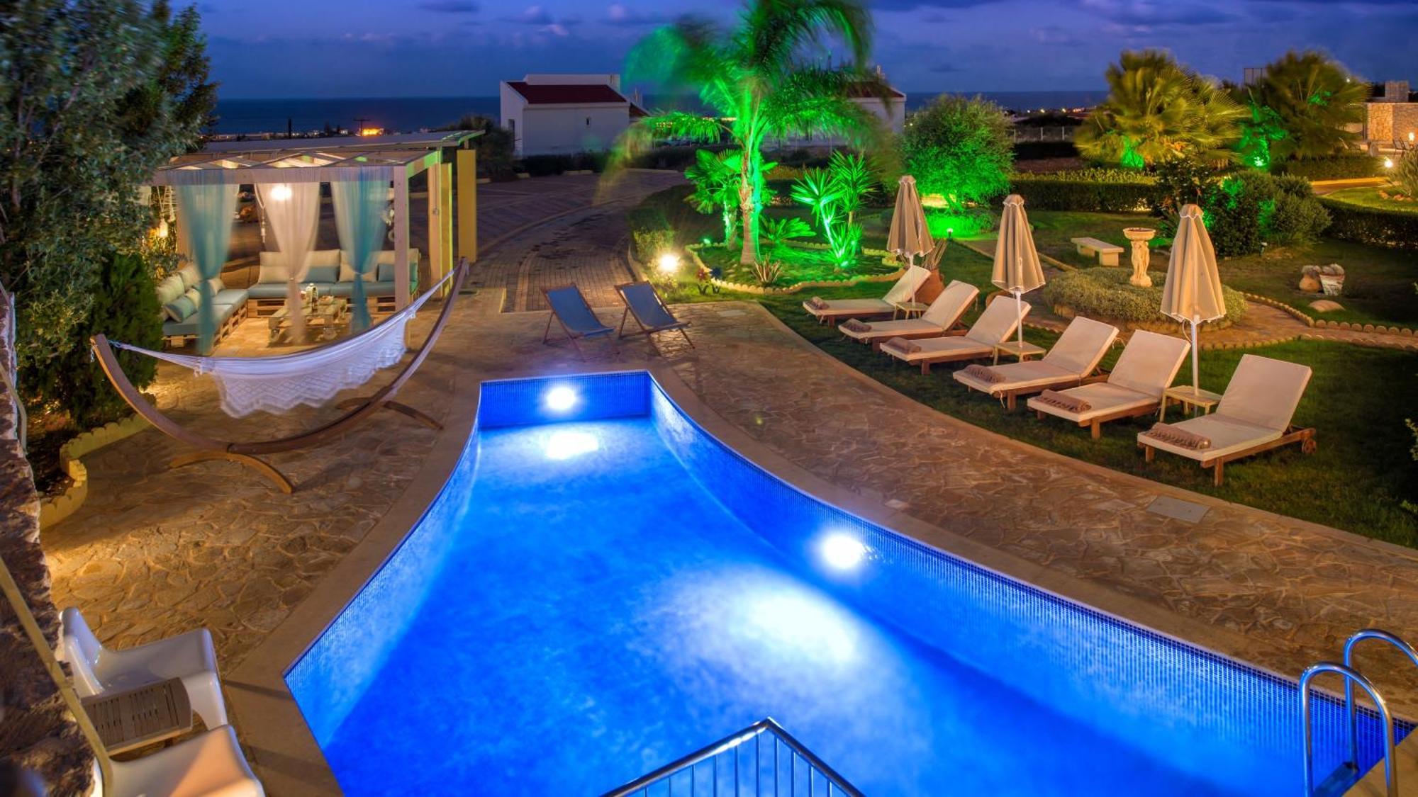 Azzuro Villa With Private Pool By Estia Херсонісос Екстер'єр фото