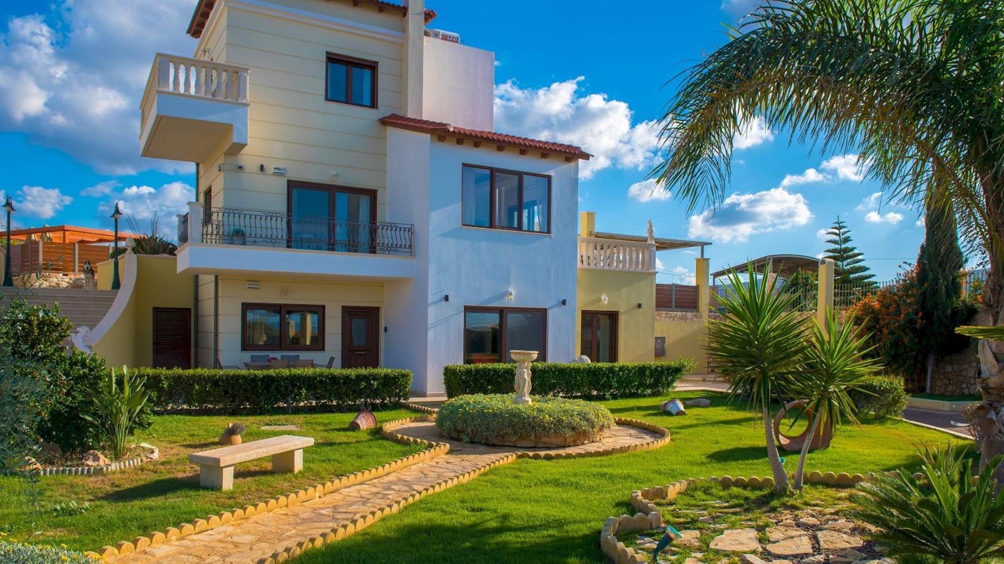 Azzuro Villa With Private Pool By Estia Херсонісос Екстер'єр фото